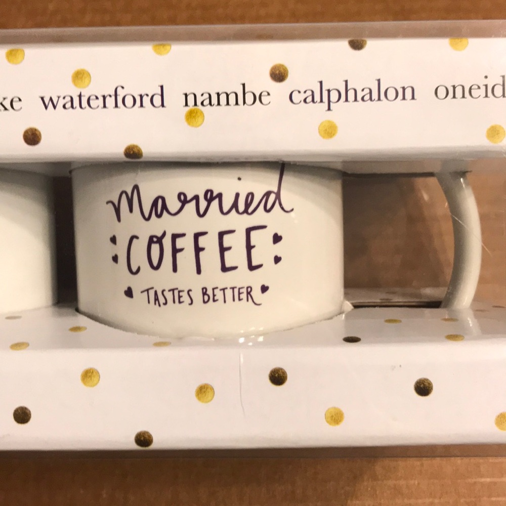Coffee Mugs Set Married Coffee Tastes Better